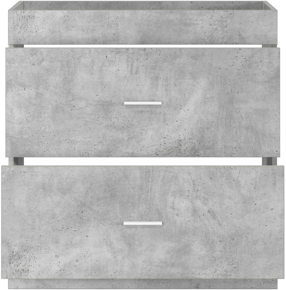 Vonios spintelė po kriaukle Betono pilka 78,5 x 37,5 x 81 cm