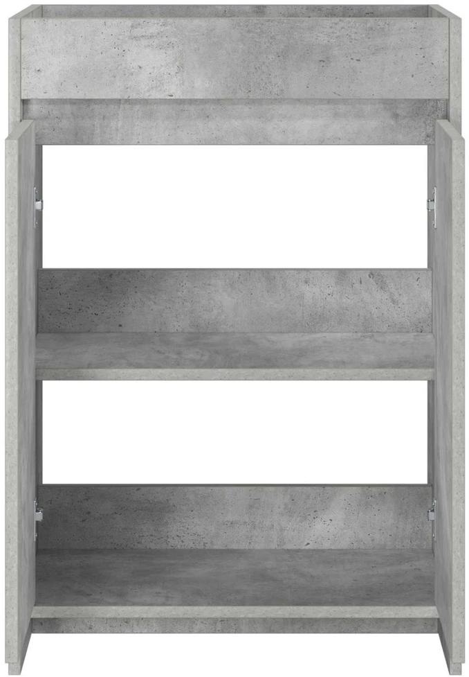 Vonios spintelė po kriaukle Betono pilka 56 x 37,5 x 81 cm