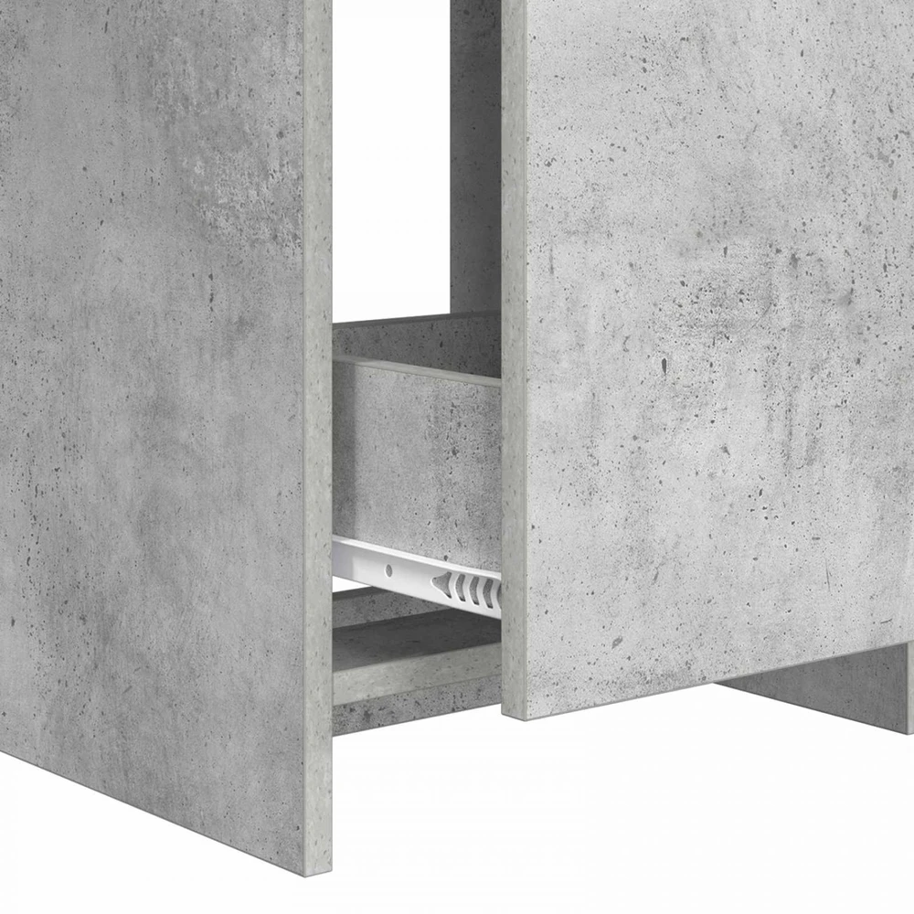 Vonios spintelė po kriaukle Betono pilka 56 x 37,5 x 81 cm