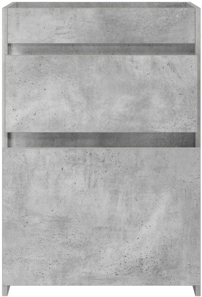 Vonios spintelė po kriaukle Betono pilka 56 x 37,5 x 81 cm