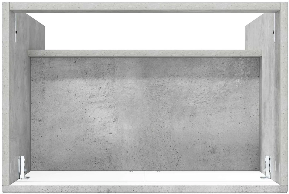 Vonios spintelė po kriaukle Betono pilka 56 x 37,5 x 81 cm