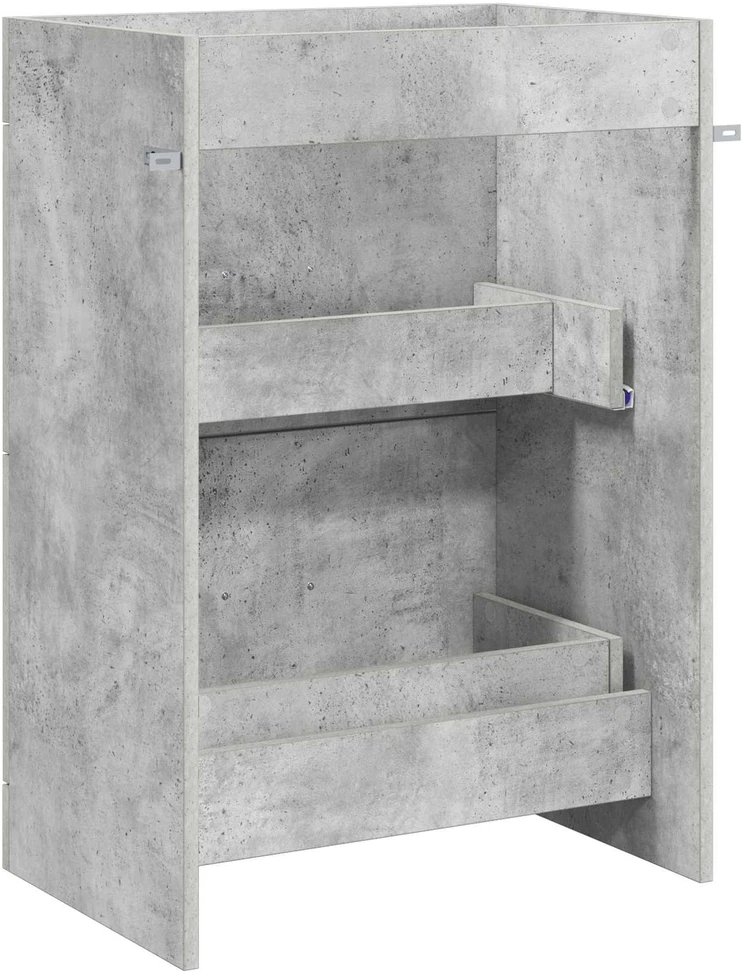 Vonios spintelė po kriaukle Betono pilka 56 x 37,5 x 81 cm