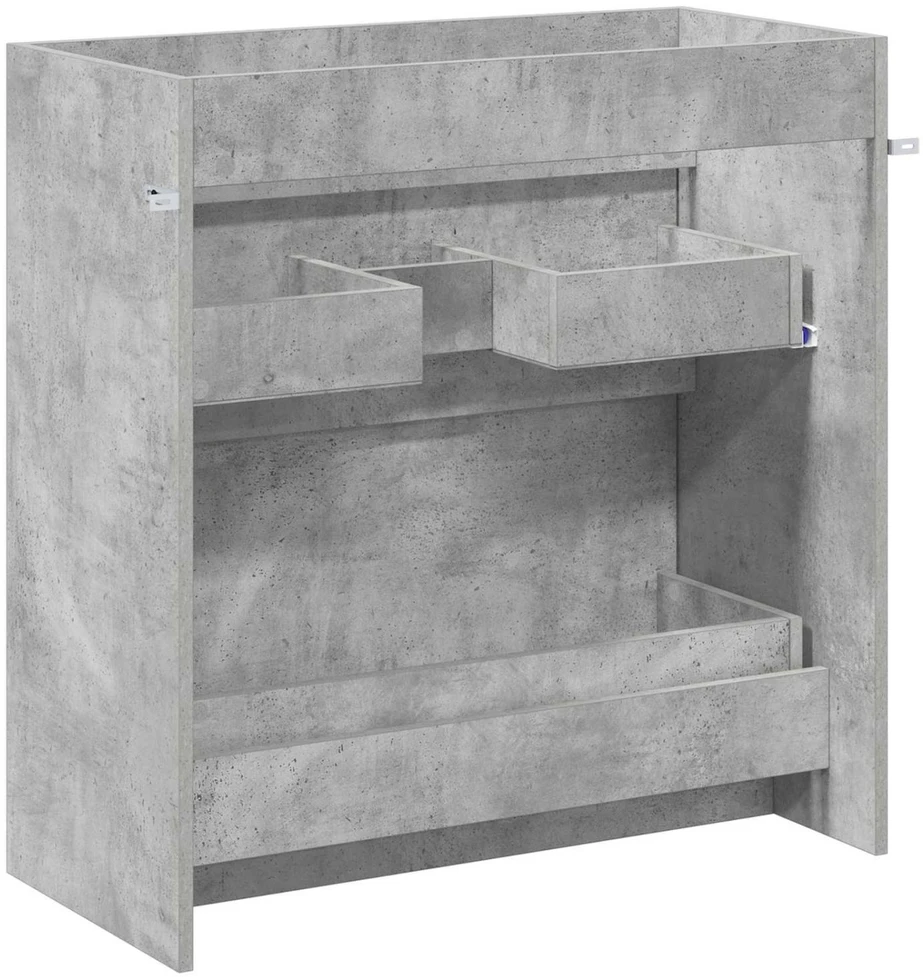 Vonios spintelė po kriaukle Betono pilka 78,5 x 37,5 x 81 cm