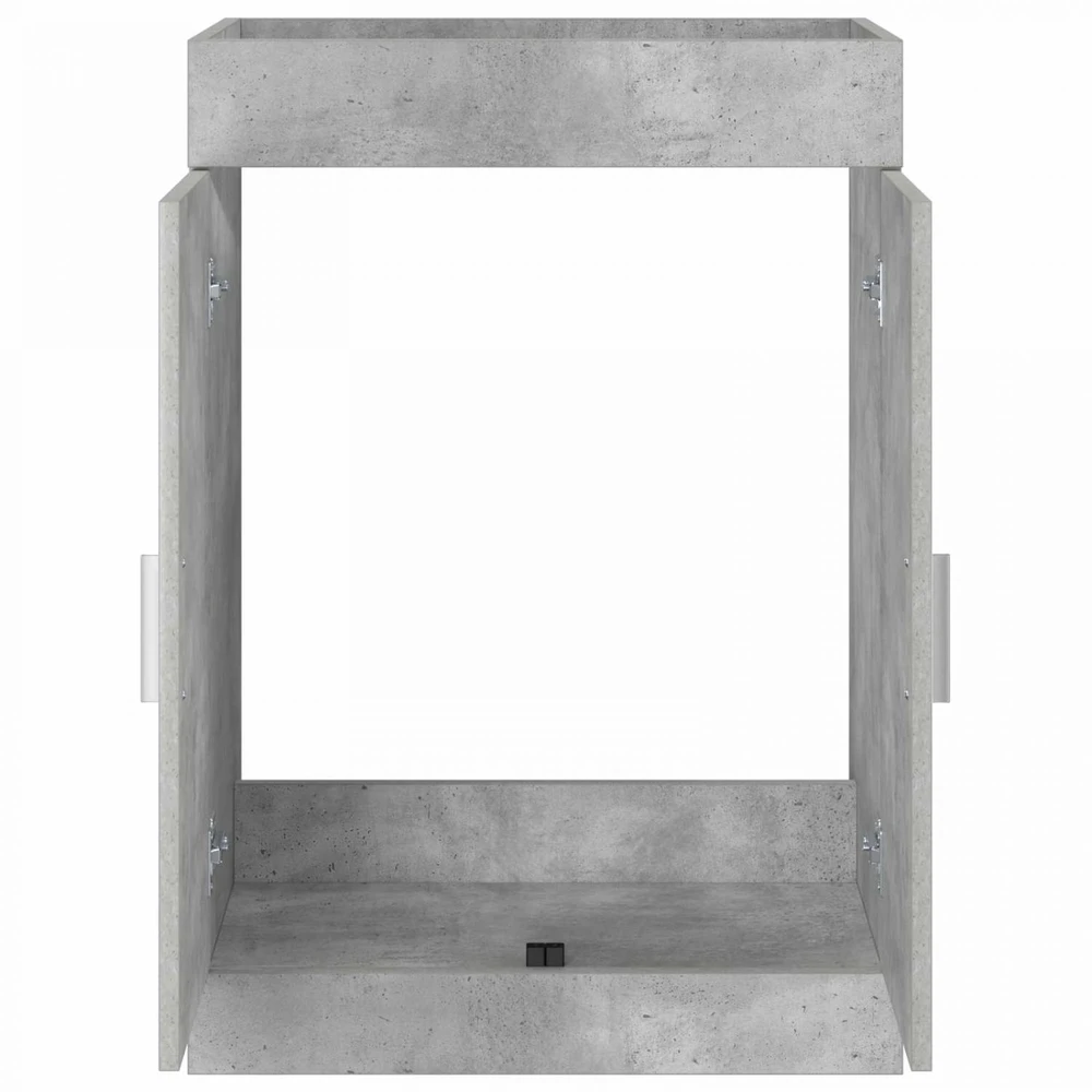 Vonios spintelė po kriaukle Betono pilka 56 x 37,5 x 81 cm