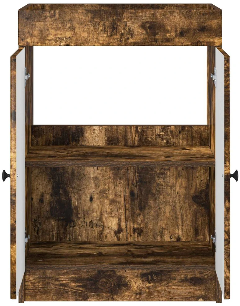 Vonios spintelė po kriaukle Dūminio ąžuolo 78,5 x 37,5 x 81 cm
