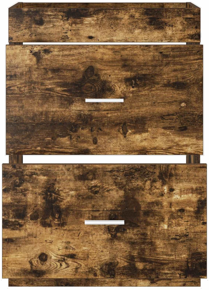 Vonios spintelė po kriaukle Dūminio ąžuolo 56 x 37,5 x 81 cm