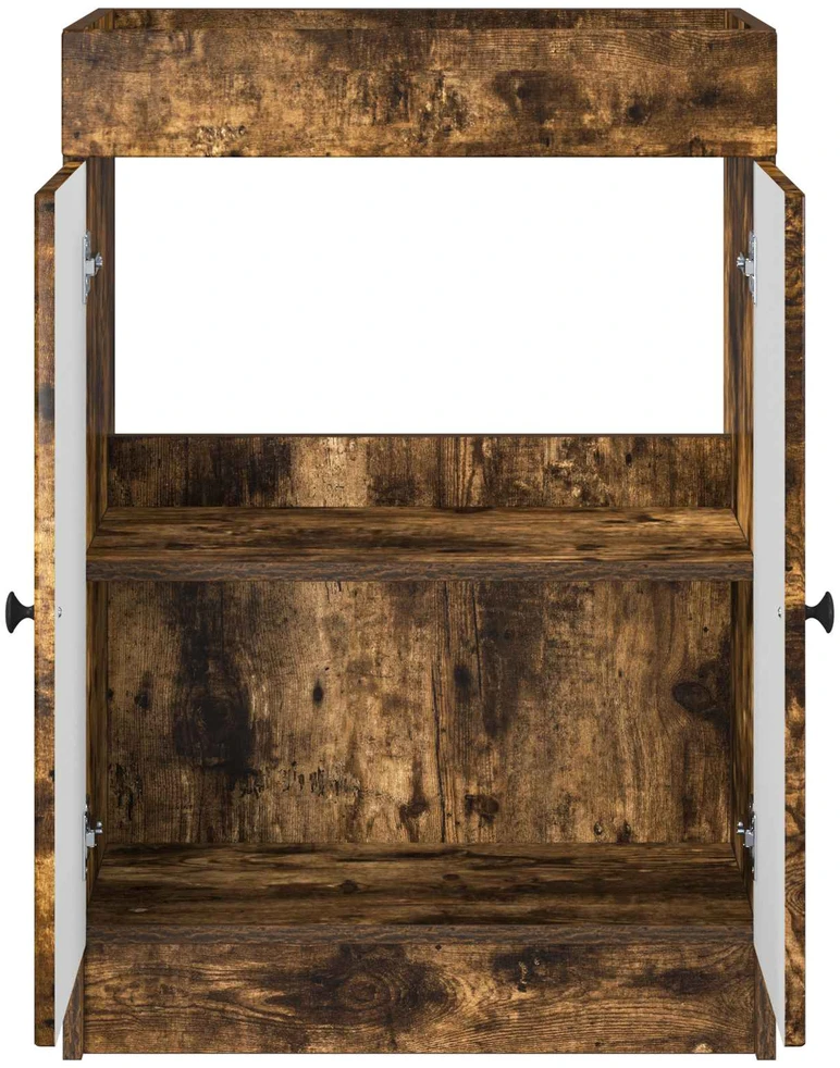 Vonios spintelė po kriaukle Dūminio ąžuolo 56 x 37,5 x 81 cm