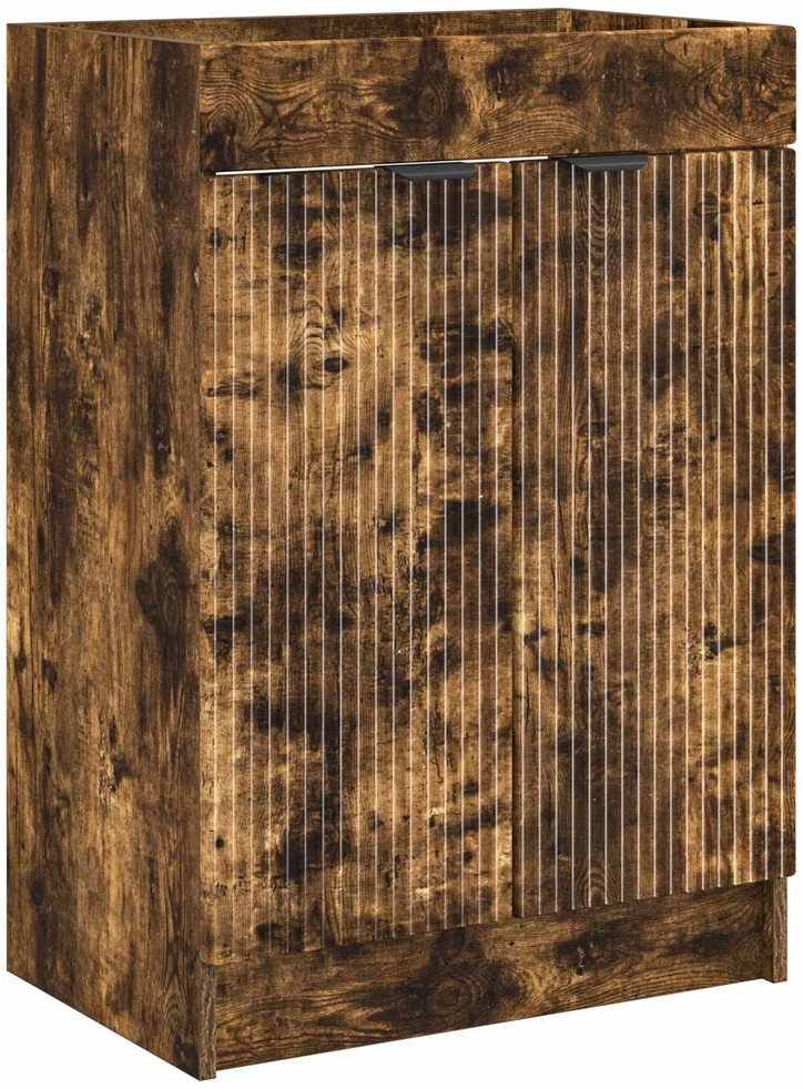 Vonios spintelė po kriaukle Dūminio ąžuolo 56 x 37,5 x 81 cm