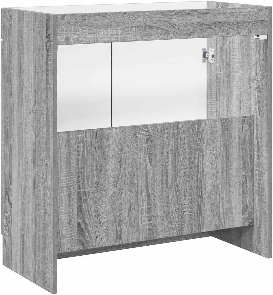 Vonios spintelė po kriaukle Pilka Sonoma 78,5 x 37,5 x 81 cm