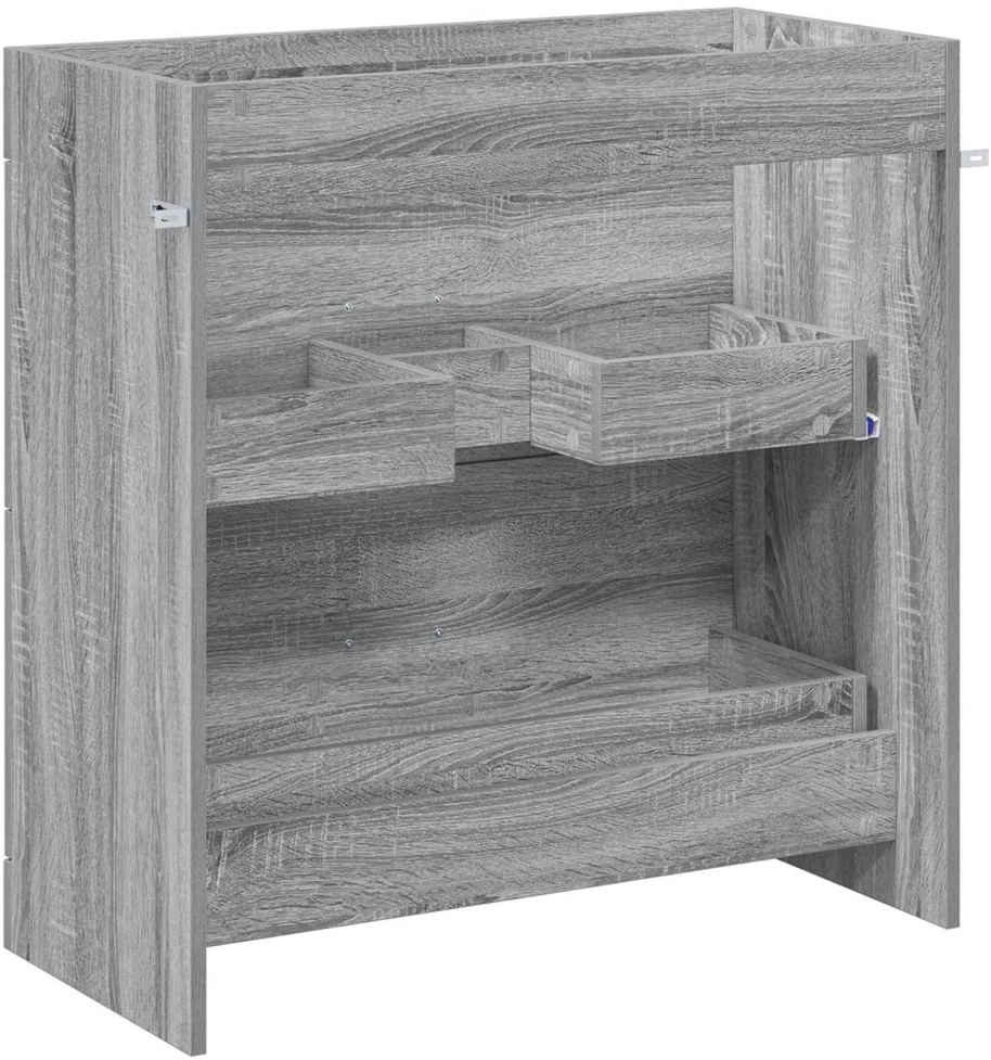 Vonios spintelė po kriaukle Pilka Sonoma 78,5 x 37,5 x 81 cm