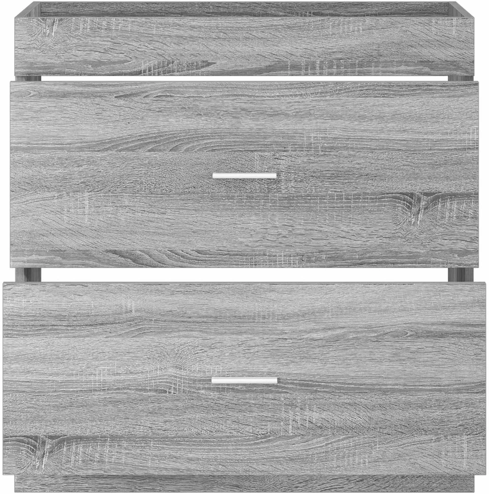 Vonios spintelė po kriaukle Pilka Sonoma 78,5 x 37,5 x 81 cm