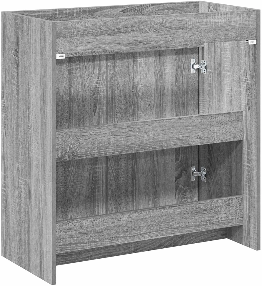 Vonios spintelė po kriaukle Pilka Sonoma 78,5 x 37,5 x 81 cm
