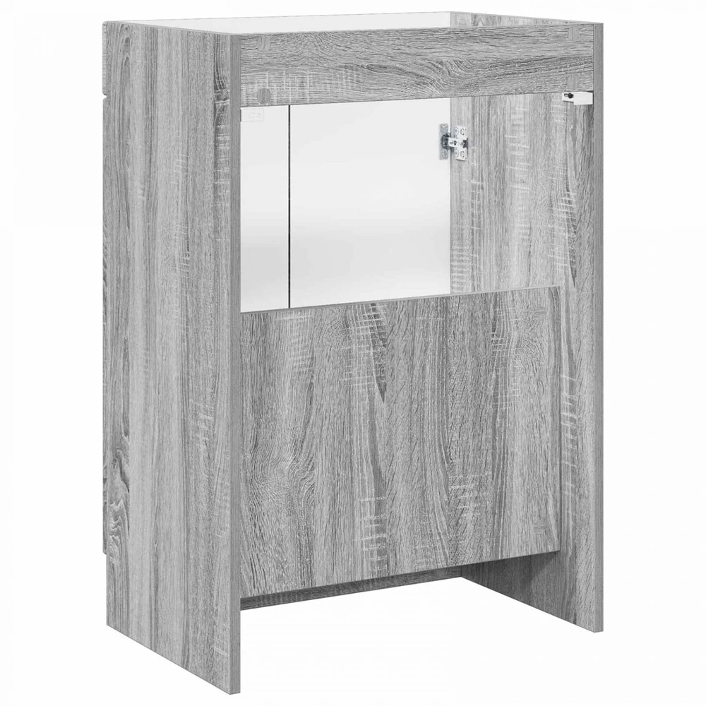 Vonios spintelė po kriaukle Pilka Sonoma 78,5 x 37,5 x 81 cm