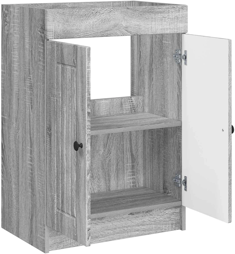 Vonios spintelė po kriaukle Pilka Sonoma 78,5 x 37,5 x 81 cm
