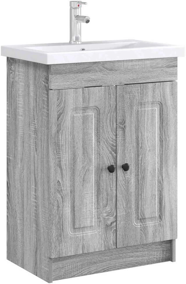 Vonios spintelė po kriaukle Pilka Sonoma 78,5 x 37,5 x 81 cm