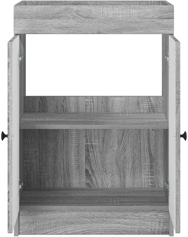 Vonios spintelė po kriaukle Pilka Sonoma 78,5 x 37,5 x 81 cm