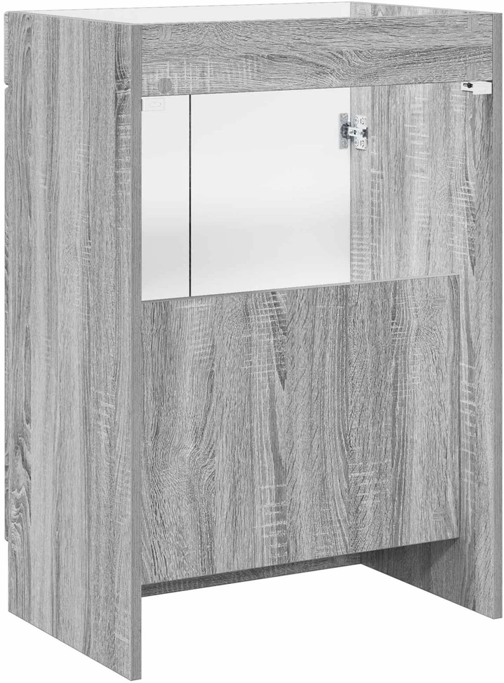 Vonios spintelė po kriaukle Pilka Sonoma 78,5 x 37,5 x 81 cm