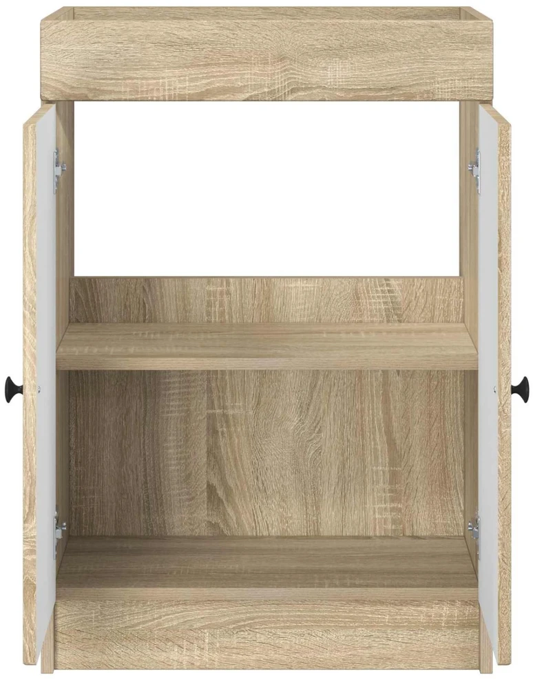 Vonios spintelė po kriaukle Sonoma ąžuolas 78,5 x 37,5 x 81 cm