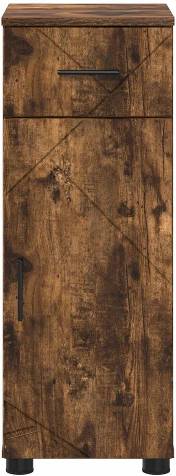 Vonios spintelė Rūkyta ąžuolas 30 x 35 x 80 cm