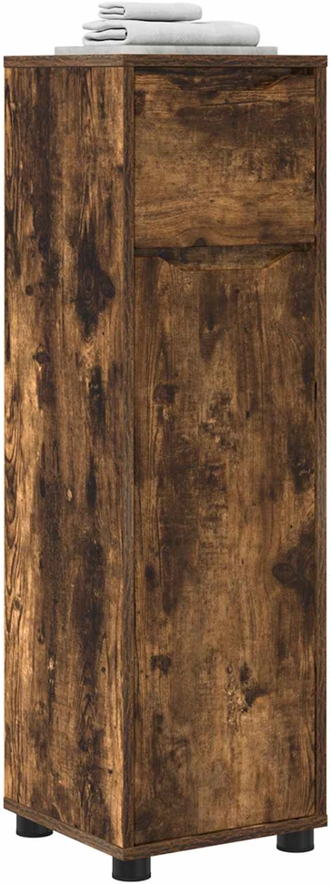 Vonios spintelė Rūkyta ąžuolas 30,5 x 30 x 101 cm
