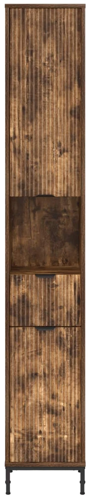Vonios spintelė Rūkyta ąžuolas 31,5 x 33 x 190 cm