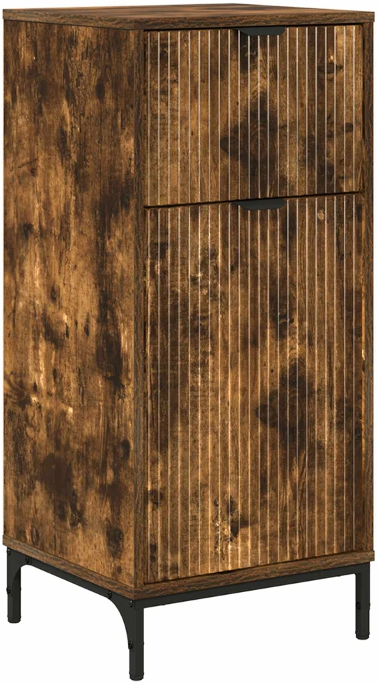 Vonios spintelė Rūkyta ąžuolas 39,5 x 36 x 88 cm