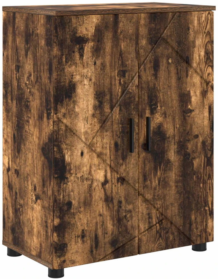 Vonios spintelė Rūkyta ąžuolas 60 x 35 x 80 cm