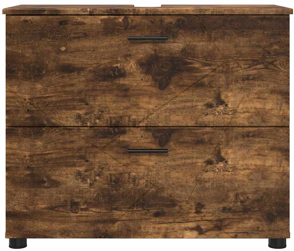 Vonios spintelė Rūkyta ąžuolas 76,5 x 35 x 64 cm