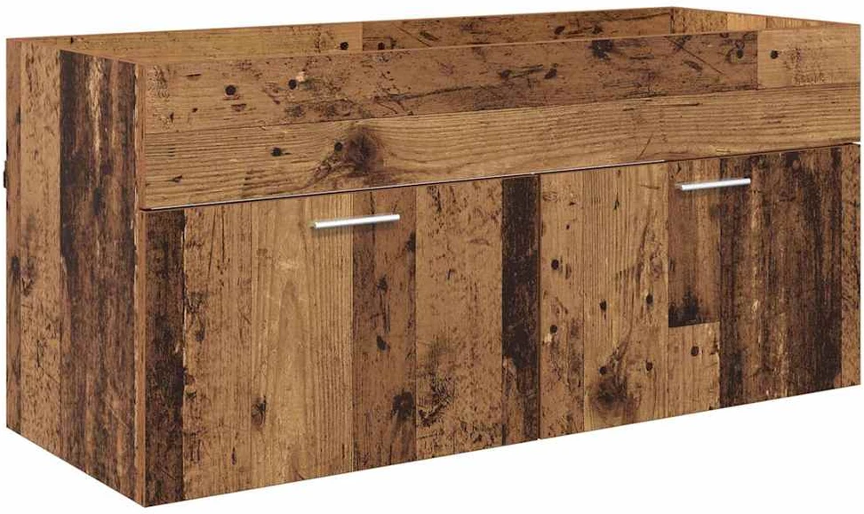 Vonios spintelė Senas medis 100 x 38,5 x 46 cm Apdirbta mediena