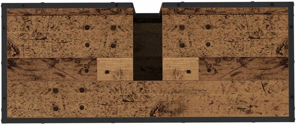 Vonios spintelė Senovinis medis 80 x 33 x 60 cm
