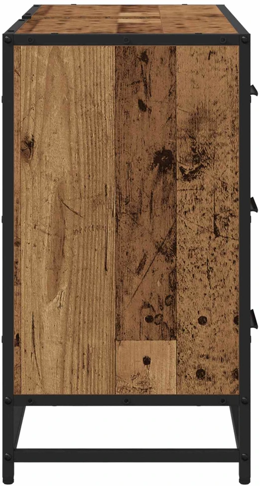 Vonios spintelė Senovinis medis 80 x 33 x 60 cm