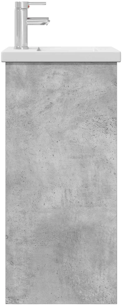 Vonios spintelė su praustuvu Betono pilka 42 x 40 x 84,5 cm