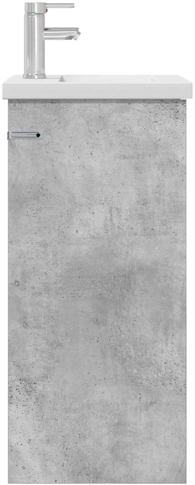 Vonios spintelė su praustuvu Betono pilka 42 x 40 x 84,5 cm