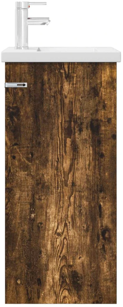 Vonios spintelė su praustuvu Dūminio ąžuolo 42 x 40 x 84,5 cm