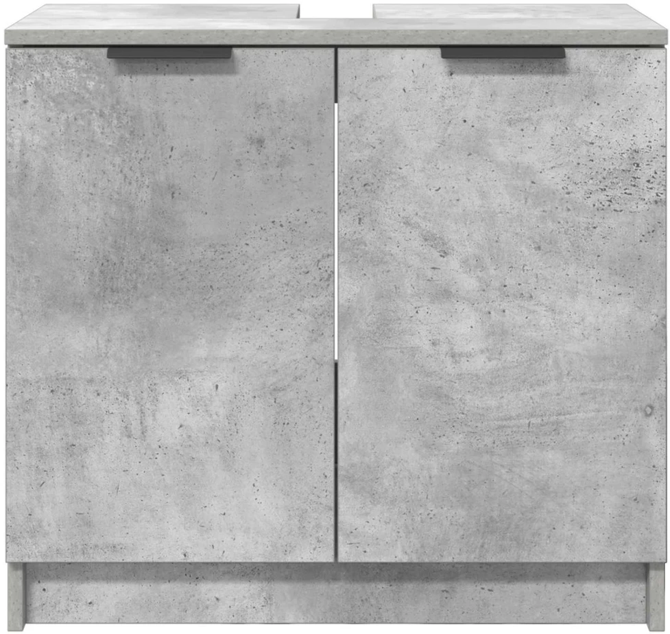 Vonios spintelė Betono pilka 64,5 x 33,5 x 59 cm
