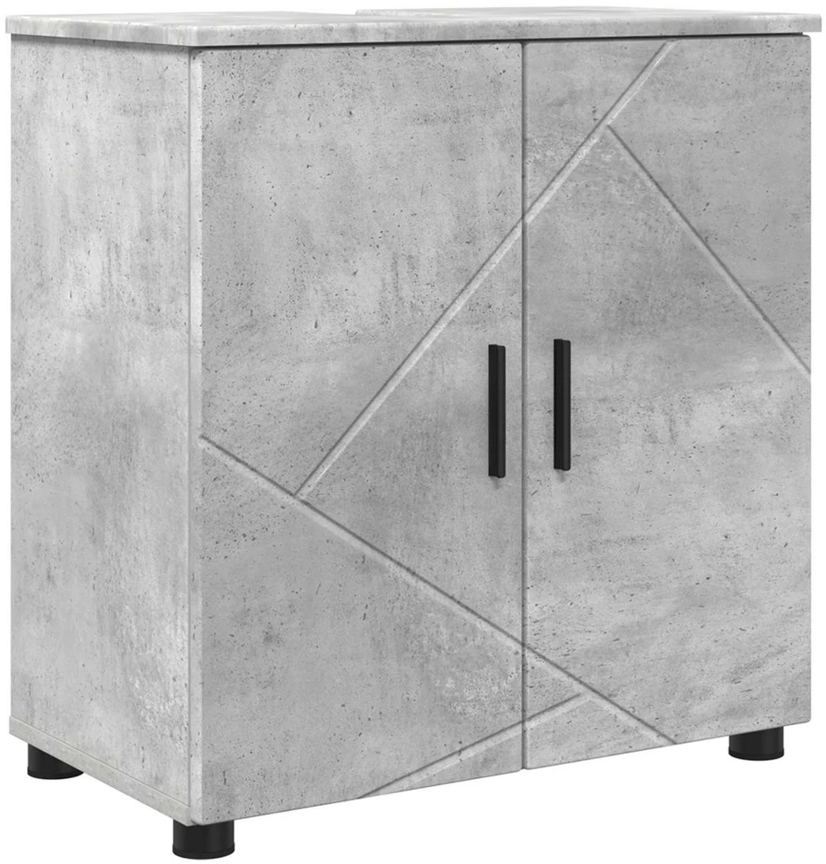 Vonios spintelė Betono pilka 61 x 35 x 64 cm