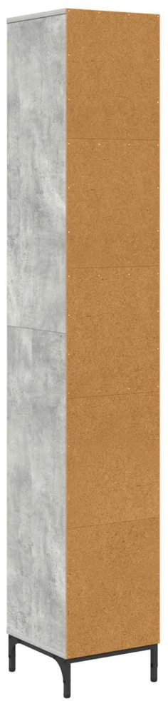 Vonios spintelė Betono pilka 31,5 x 33 x 190 cm