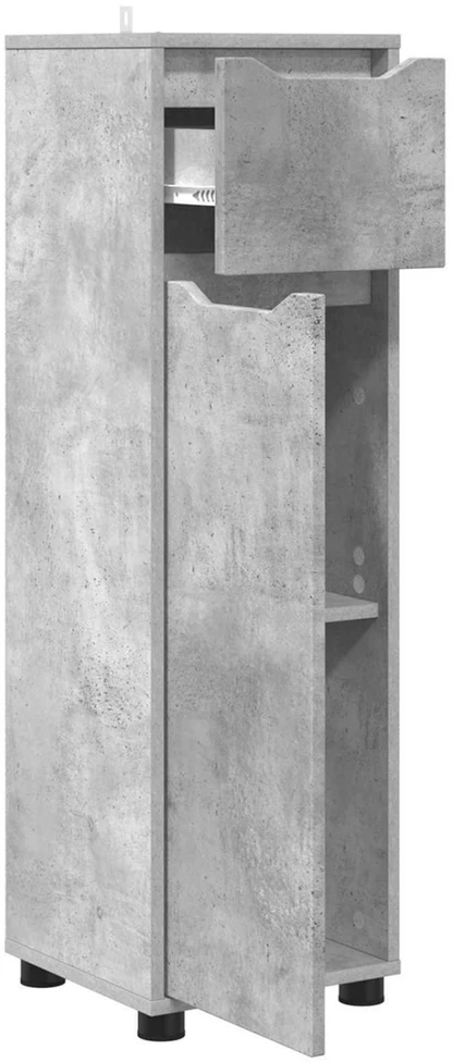 Vonios spintelė Betono pilka 30,5 x 30 x 101 cm