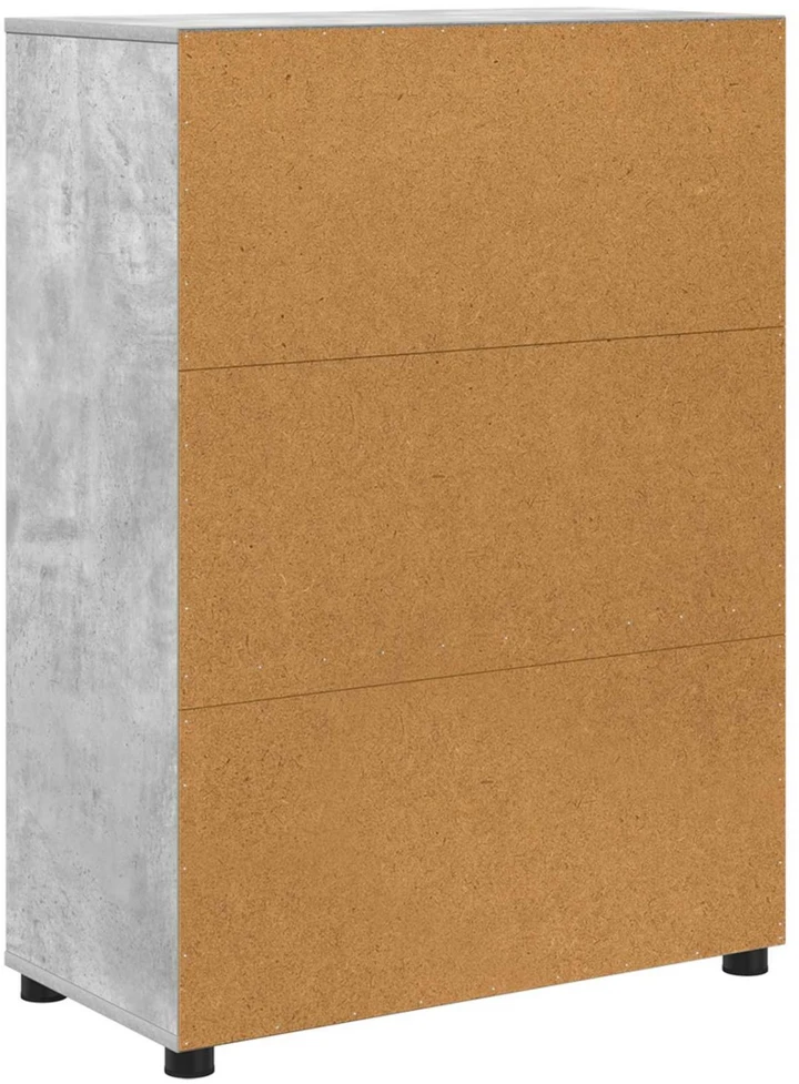 Vonios spintelė Betono pilka 72,5 x 36,5 x 100 cm