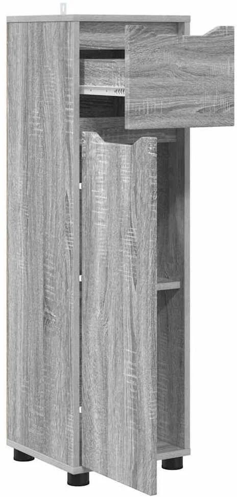 Vonios spintelė Pilkas Sonoma 30,5 x 30 x 101 cm