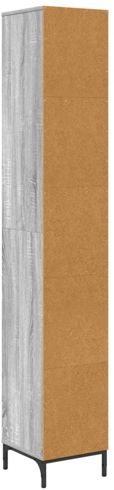 Vonios spintelė Pilkas Sonoma 31,5 x 33 x 190 cm