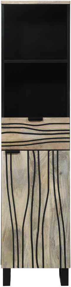 Vonios spintelė Balta 38 x 33 x 160 cm Apdirbta mediena