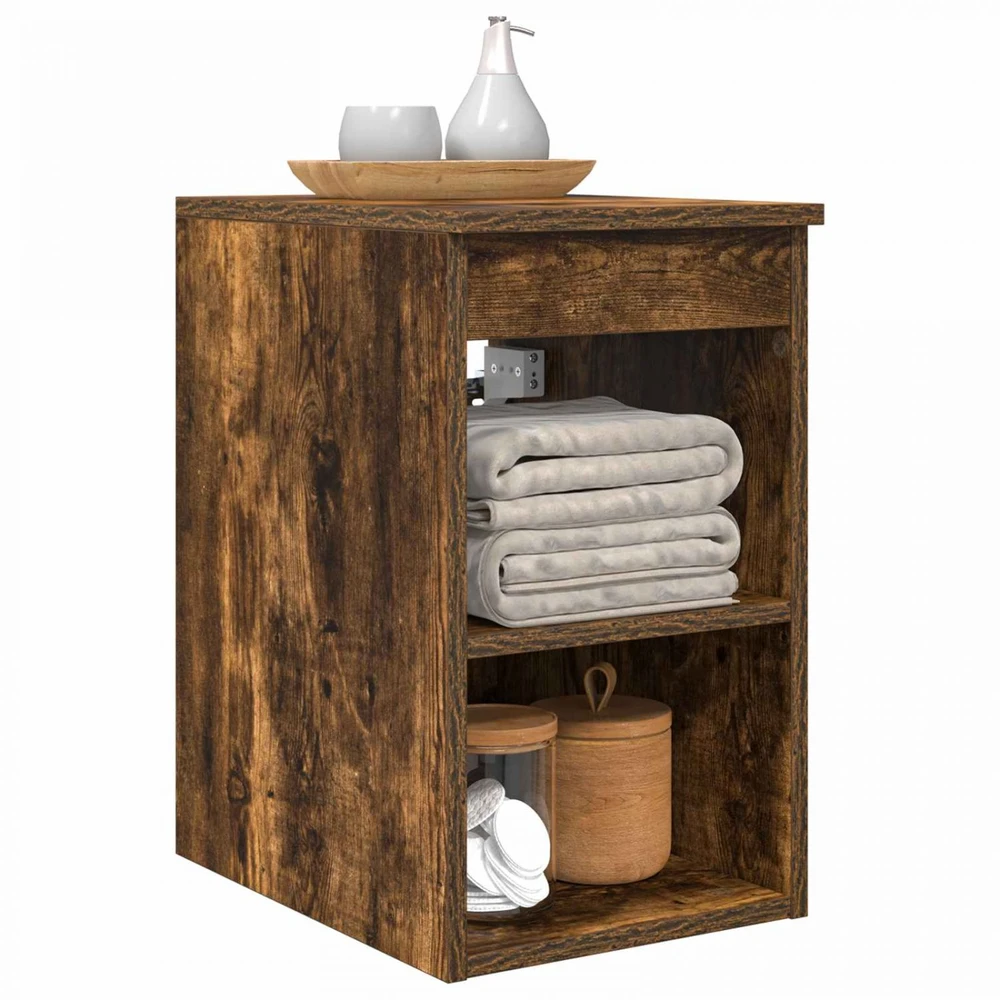 Vonios spintelė tarp Dūminio ąžuolo 30 x 44,5 x 50 cm