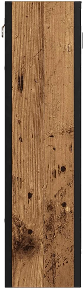 Vonios spintelė, veidrodinė, senovinė mediena, 60x16x60 cm, inžinerinė mediena