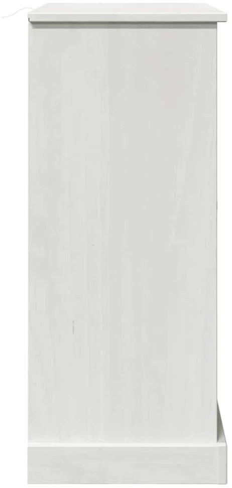 Vonios spintelė VIGO Balta ir senovinė balta 68 x 34 x 80 cm