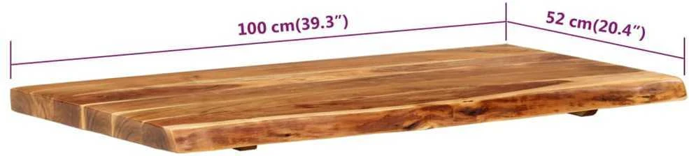 Vonios spintelės stalviršis, 100x52x3,8cm, akacijos masyvas