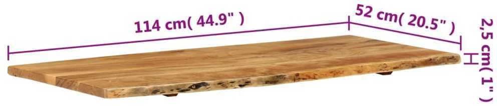 Vonios spintelės stalviršis, 114x52x2,5cm, akacijos masyvas