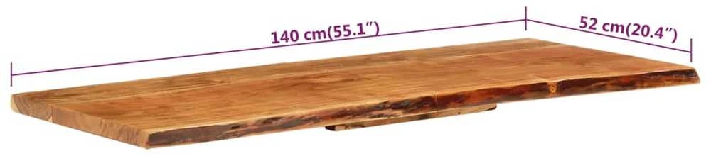 Vonios spintelės stalviršis, 140x52x3,8cm, akacijos masyvas