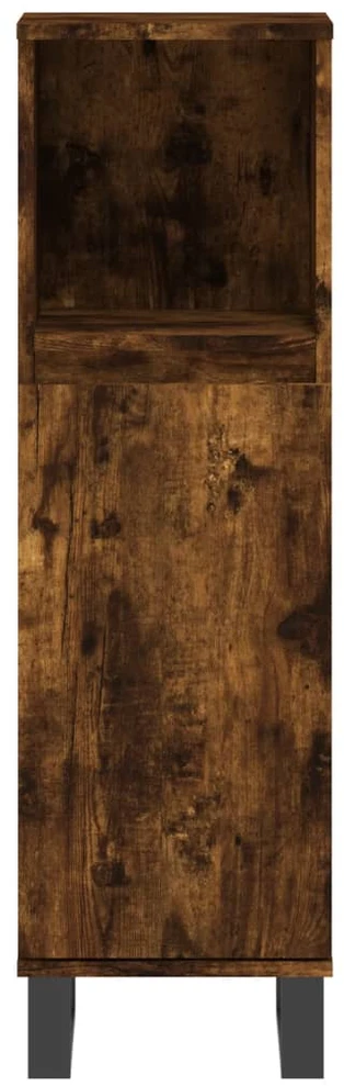Vonios spintelių komplektas, 3 dalių, dūminio ąžuolo, mediena