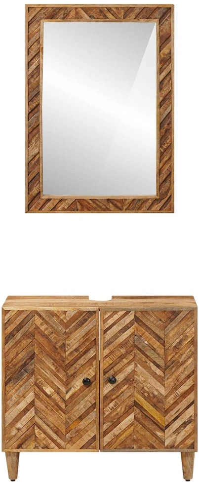 Vonios spintos komplektas 2 vnt. 62 x 33 x 58 cm